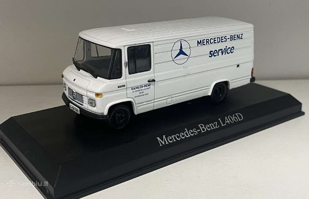 Kolekciniai modeliukai-mercedes Benz L406d