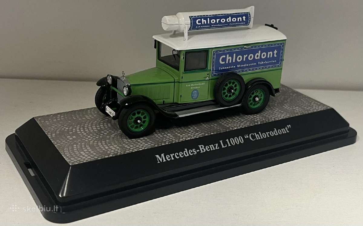 Kolekciniai modeliukai-mercedes Benz L1000