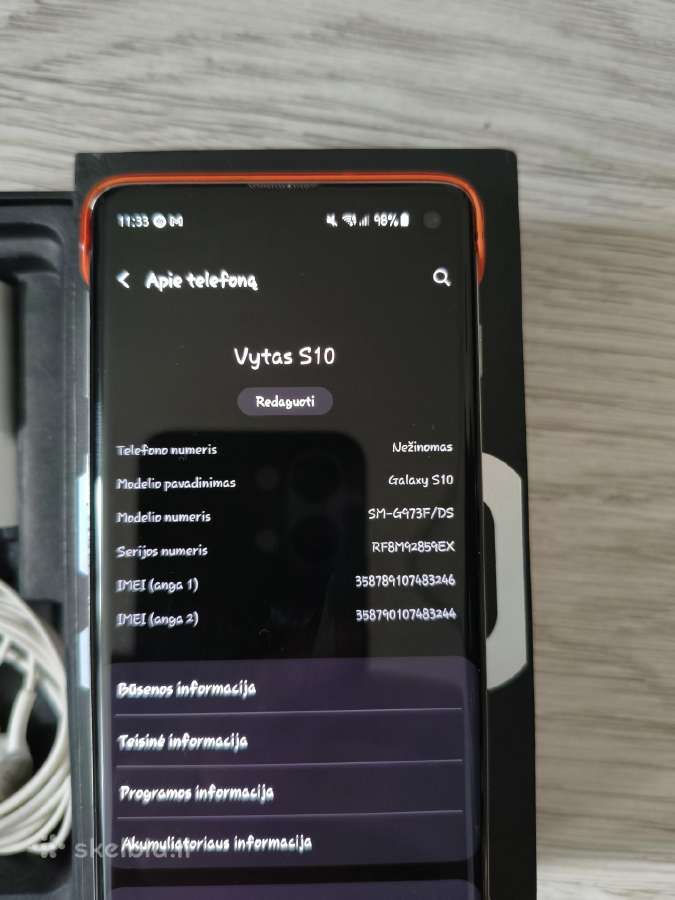 Samsung Galaxy s10 - nuotraukos Nr. 7