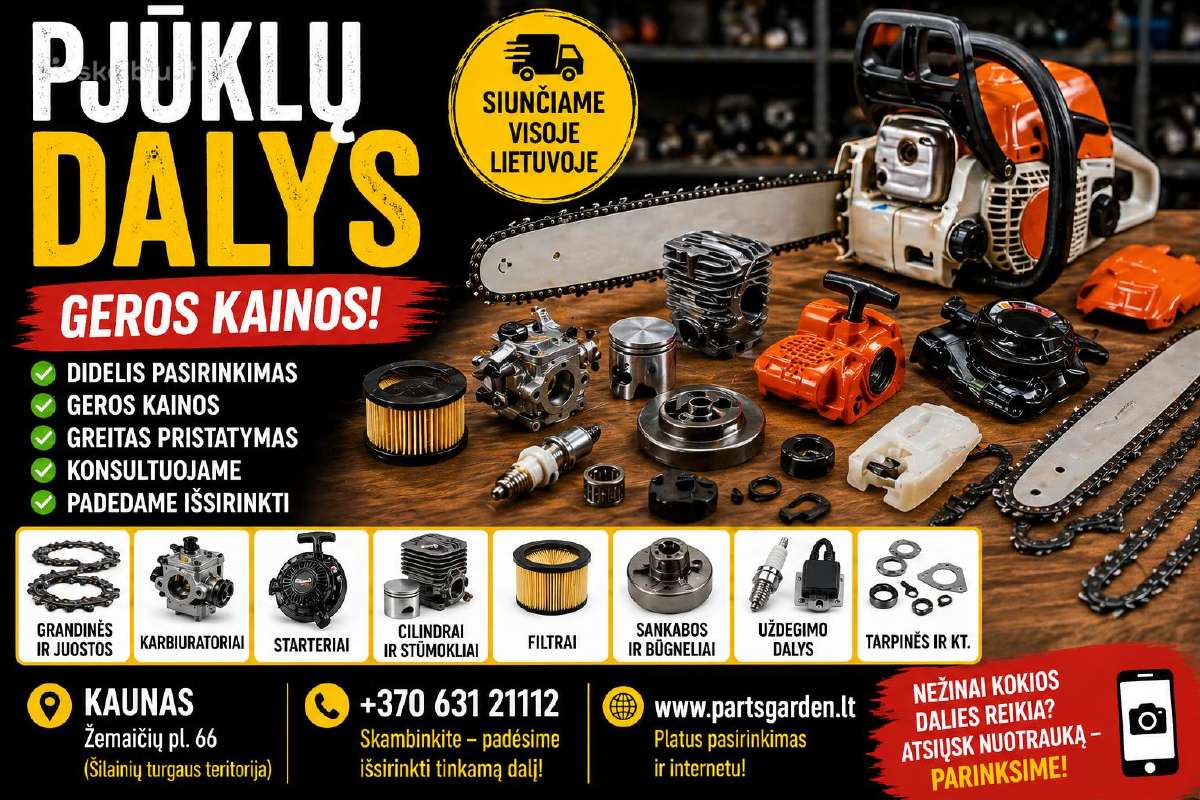 Pjūklų Dalys – Geros Kainos!