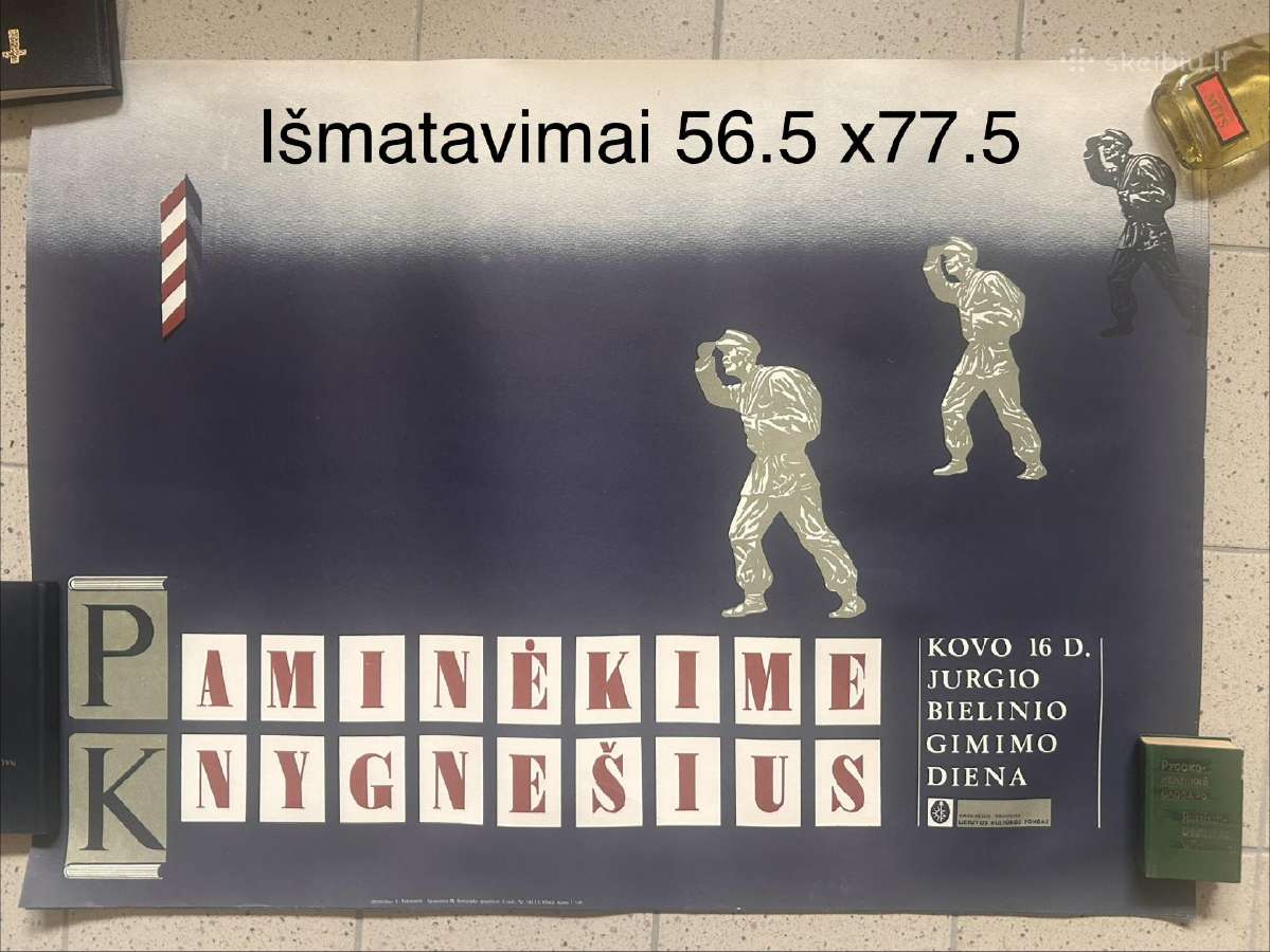 Plakatas. Paminėkime knygnešius - nuotraukos Nr. 2