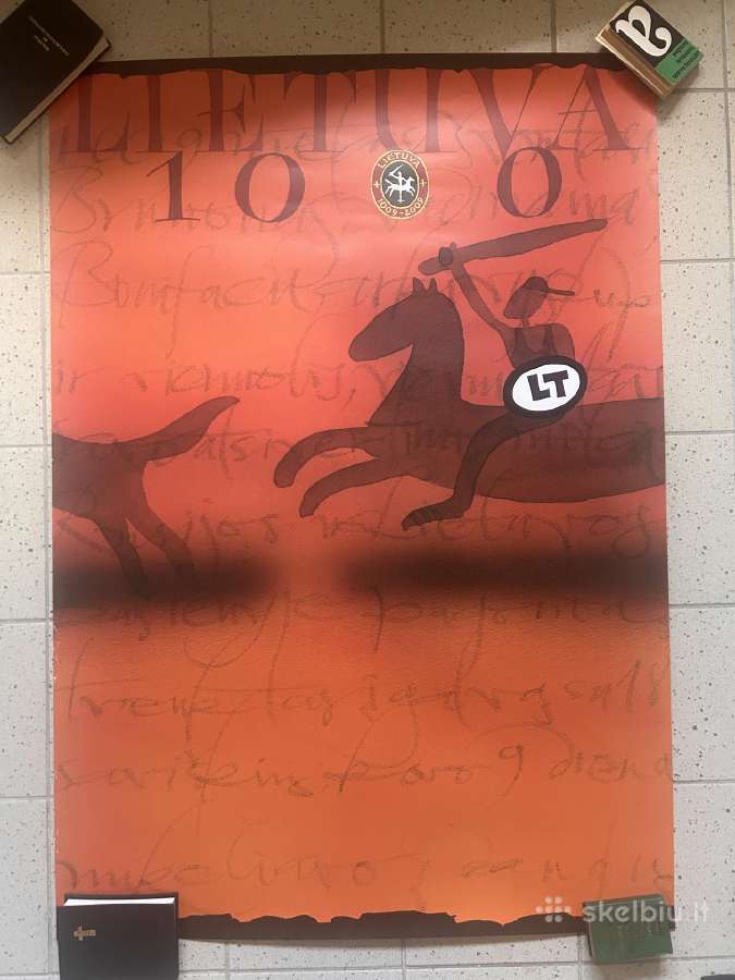 Plakatas. Lietuva 1000