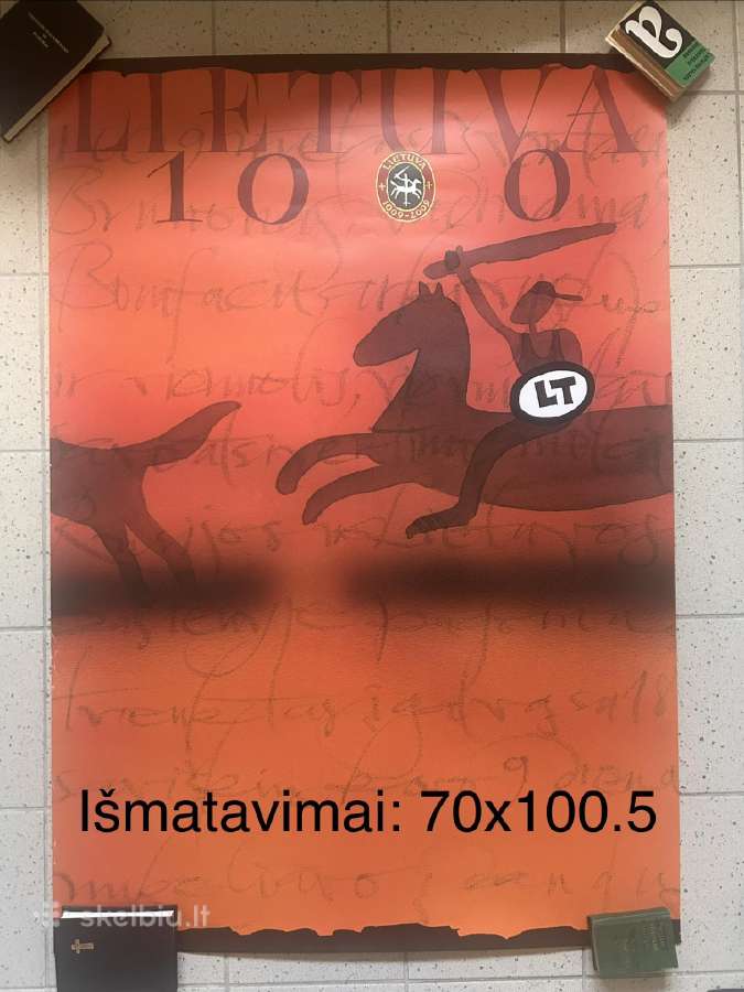 Plakatas. Lietuva 1000 - nuotraukos Nr. 2