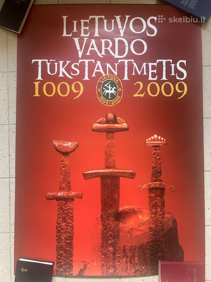 Plakatas. Lietuvos vardo tūkstantmetis 1009-2009