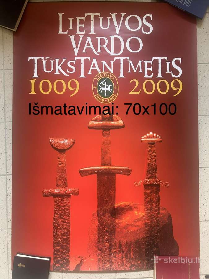 Plakatas. Lietuvos vardo tūkstantmetis 1009-2009 - nuotraukos Nr. 2
