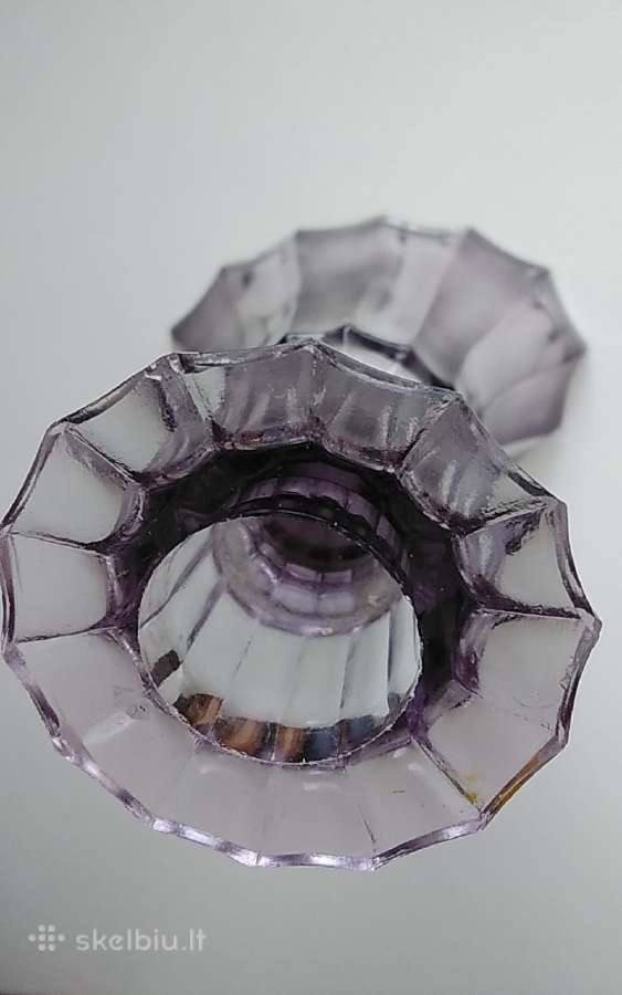 Vintažinė žvakidė, 11 cm aukštis - nuotraukos Nr. 3