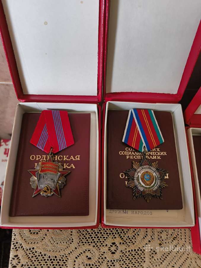 CcccCCCP ordinas su dokumentu ir dėžute - 4 vnt. - nuotraukos Nr. 2