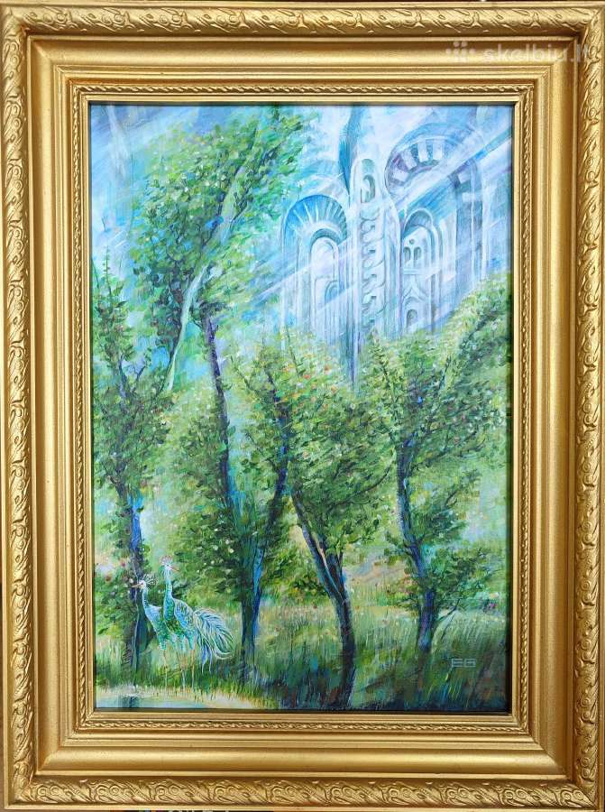 Tapybos darbas, aliejus ant kartono 41,5x53,5