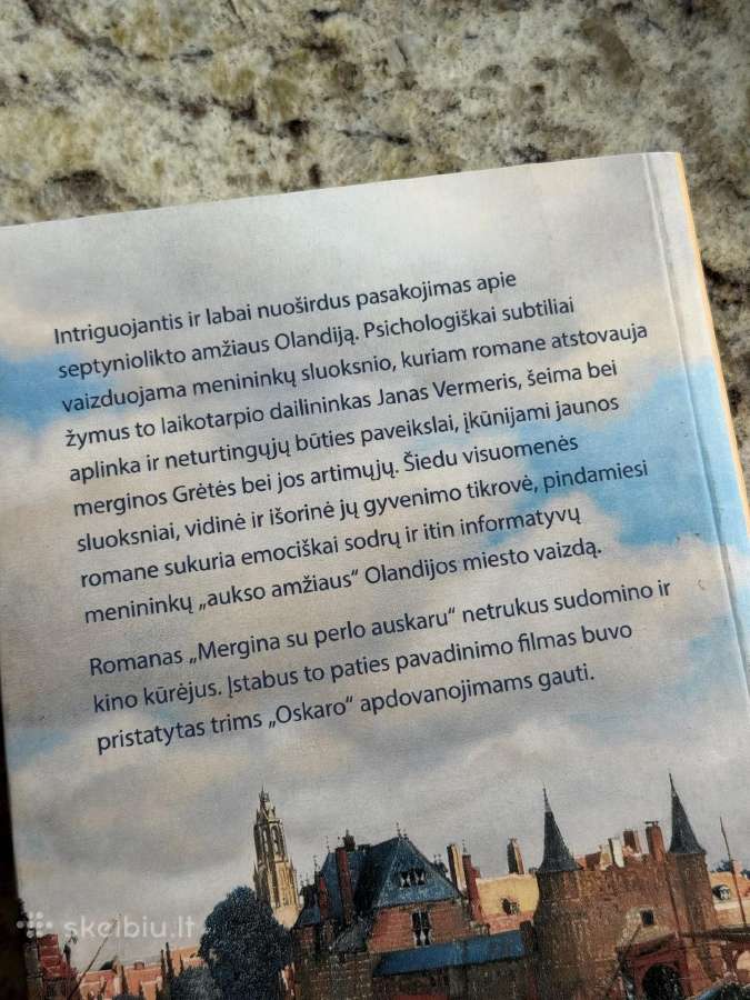 Mergina su perlo auskaru Tracy Chevalier - nuotraukos Nr. 5