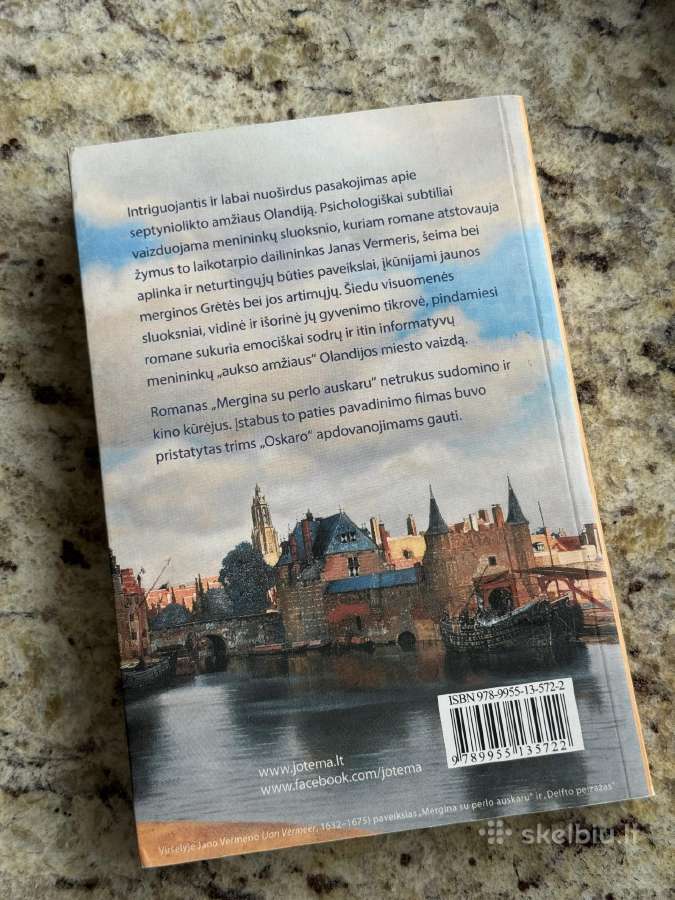 Mergina su perlo auskaru Tracy Chevalier - nuotraukos Nr. 6