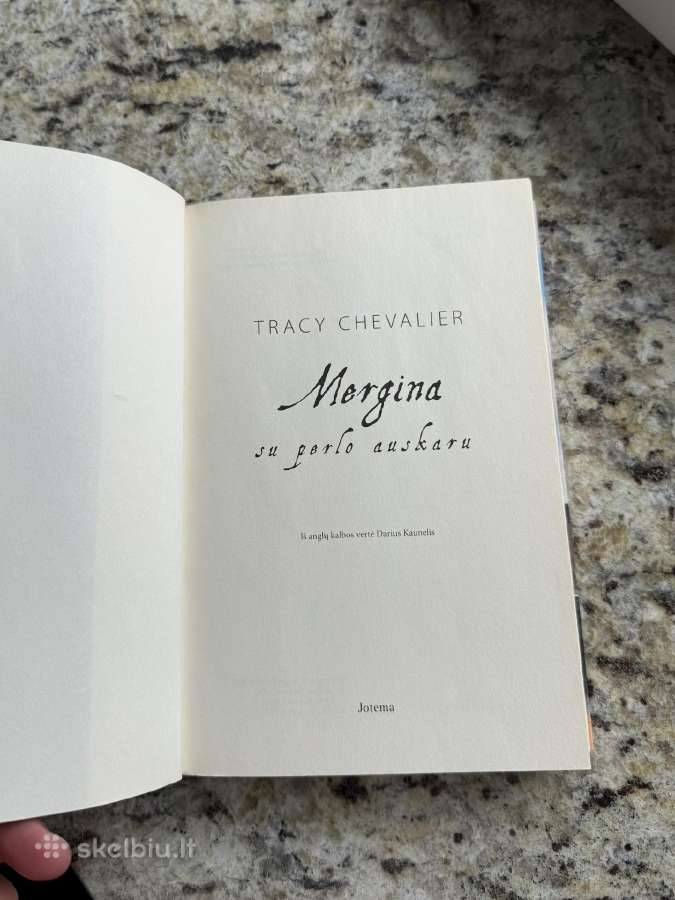 Mergina su perlo auskaru Tracy Chevalier - nuotraukos Nr. 11