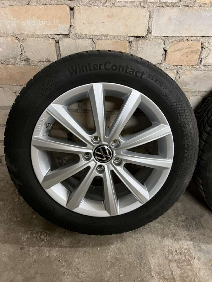 Oem VW Ratlankiai R17merano su padangom 215/55/r17
