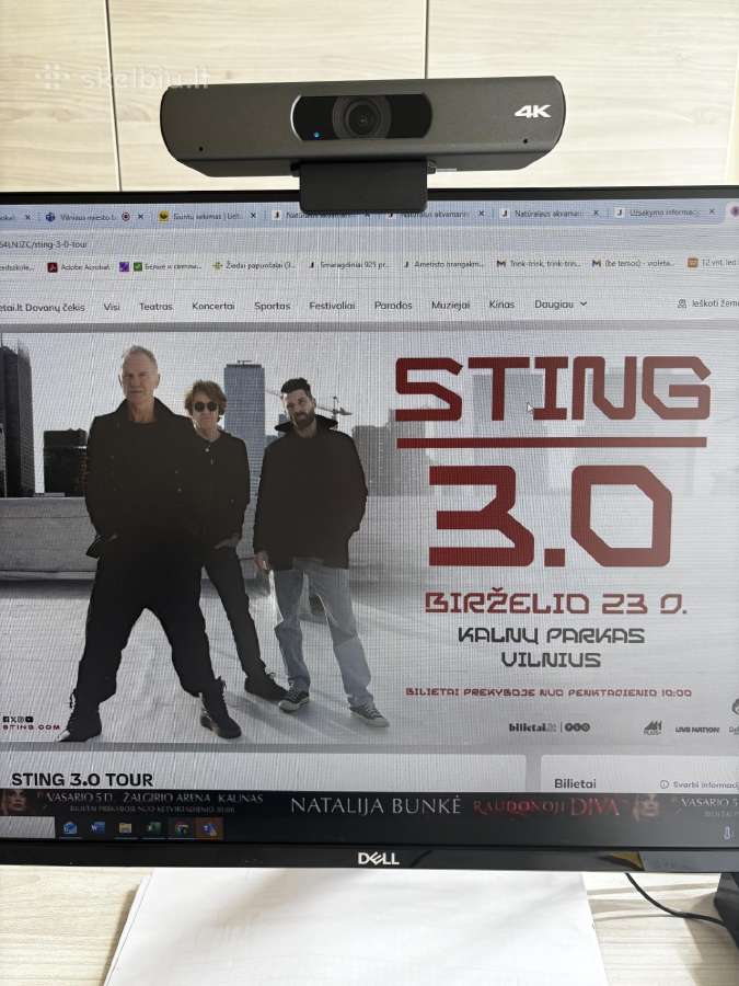 Sting koncerto biletas