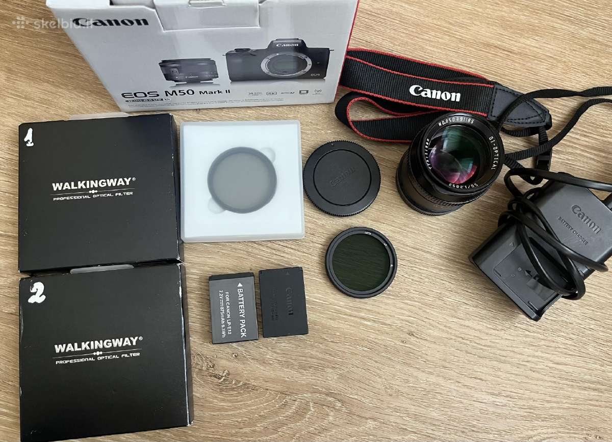 Canon m50 mark II + kit obektyvas Ef-m 15-45mm - nuotraukos Nr. 3