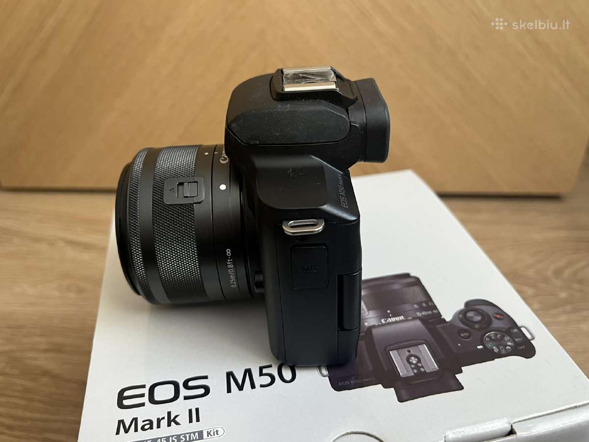 Canon m50 mark II + kit obektyvas Ef-m 15-45mm - nuotraukos Nr. 8