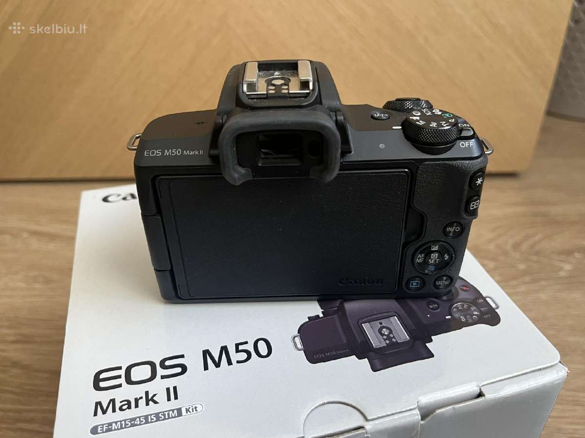 Canon m50 mark II + kit obektyvas Ef-m 15-45mm - nuotraukos Nr. 9