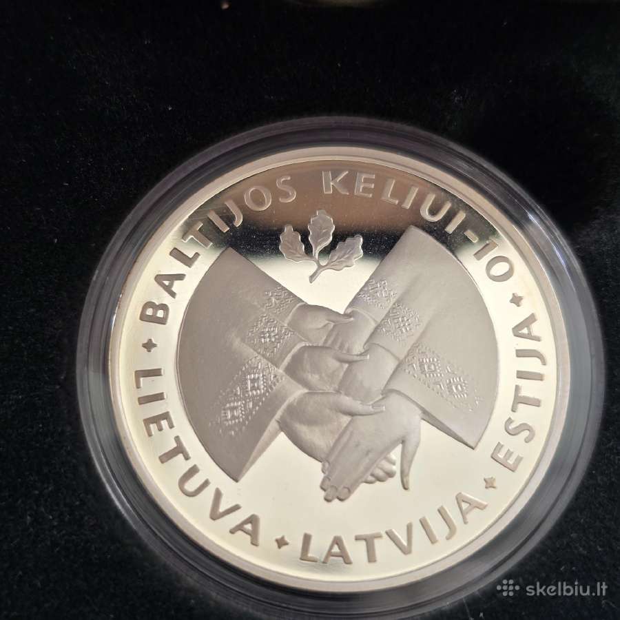 Lietuva 1999 50lt Baltijos kelio 10m