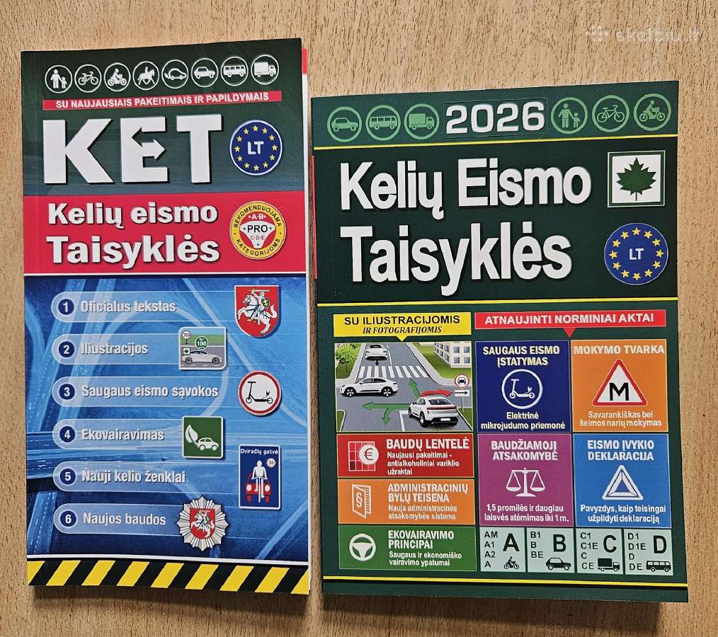 Ket naujos knygutės + M ženklai