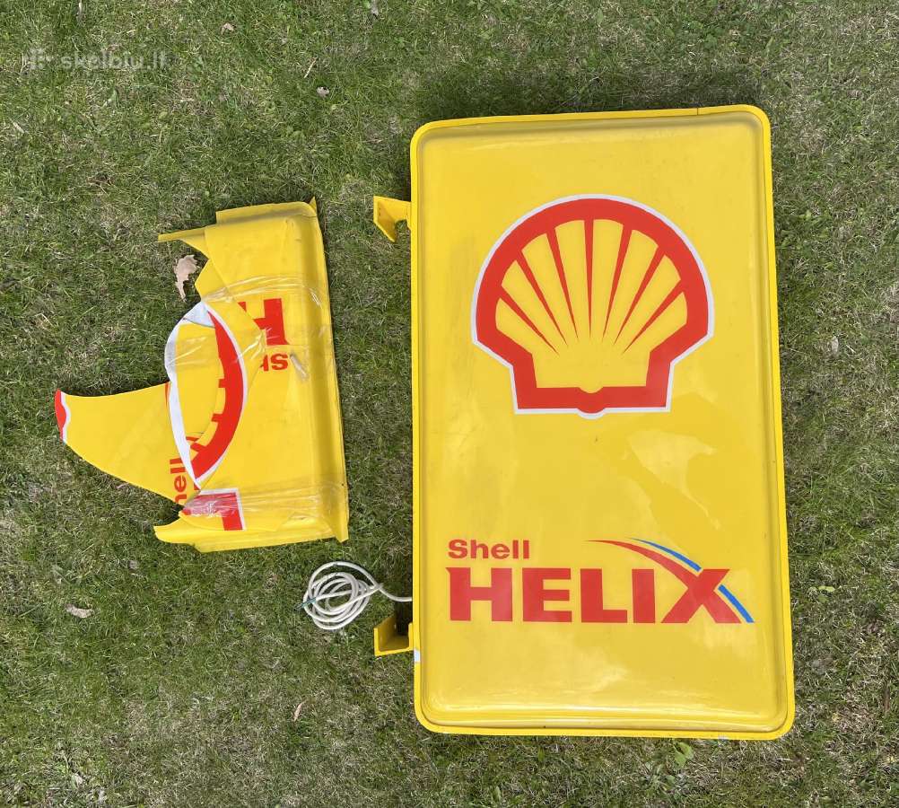 Šviečiantis Shell helix ženklas
