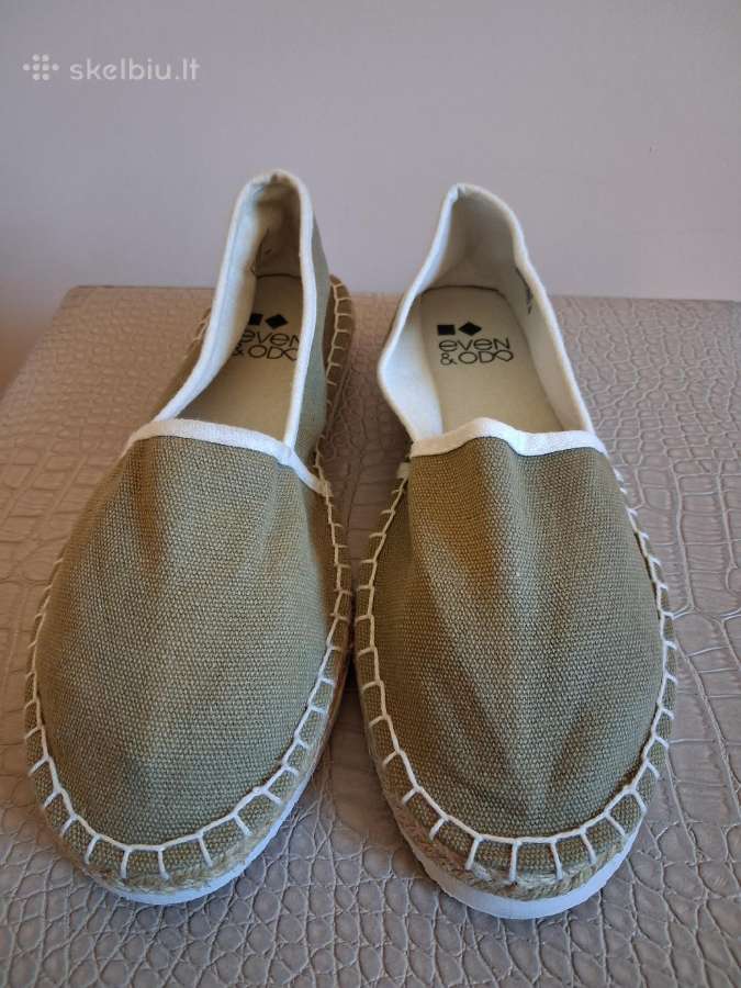 Even&odd naujos chaki spalvos espadrilės - nuotraukos Nr. 2