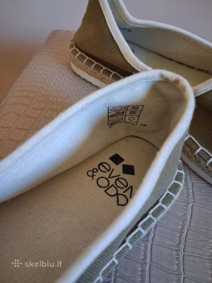 Even&odd naujos chaki spalvos espadrilės - nuotraukos Nr. 4