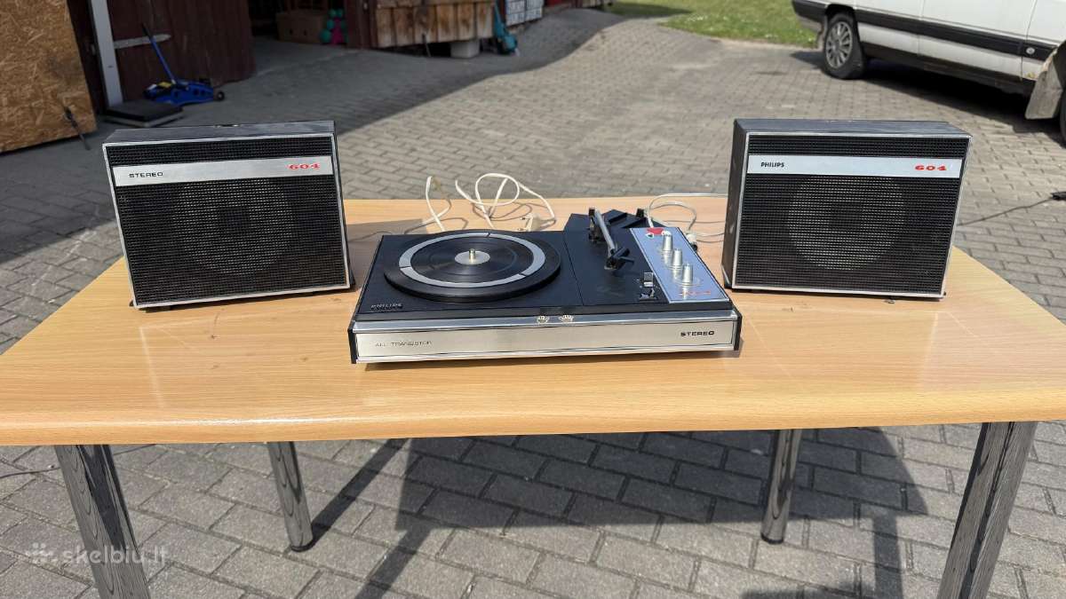 Philips 604 vintazinis patefonas