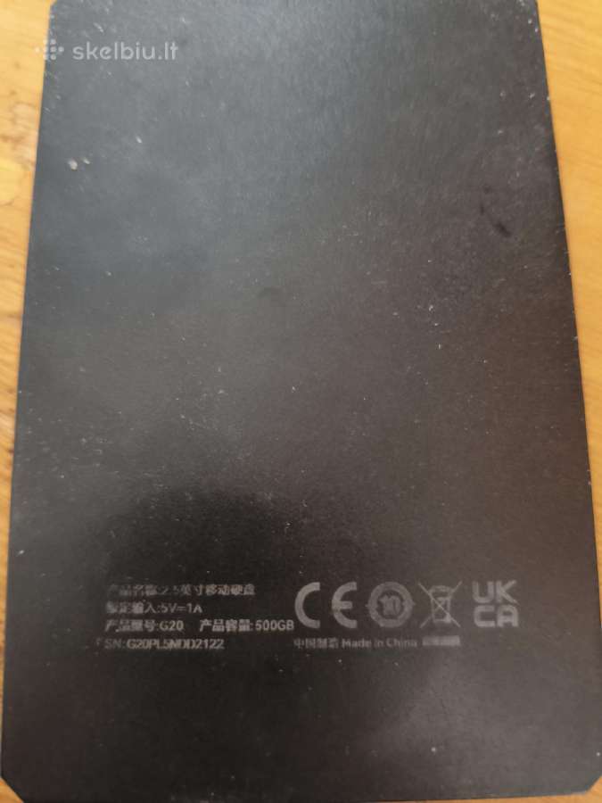 HDD 500gb - nuotraukos Nr. 2