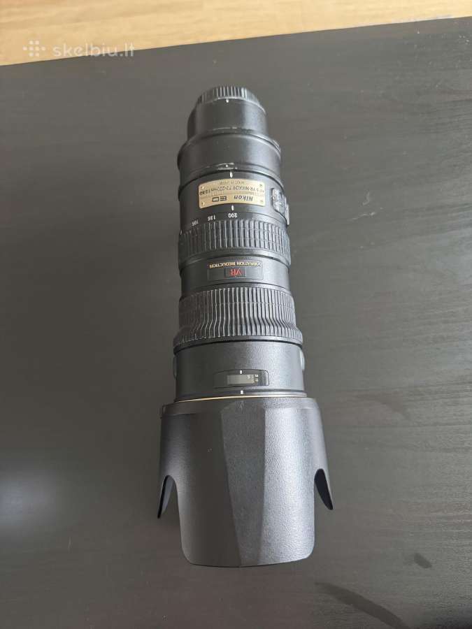 Af s vr nikkor 70 200mm 2.8 - nuotraukos Nr. 3