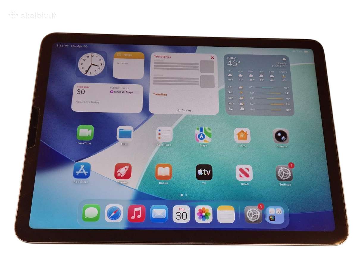 iPad Air (5th generation) (2022) 64gb + 3 mėn. gar - nuotraukos Nr. 7