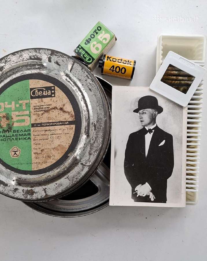 Parduodamos foto ir kino juostos