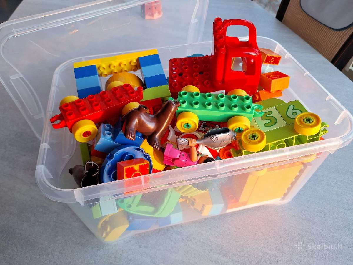 Lego Duplo dėžė įvairūs rinkiniai