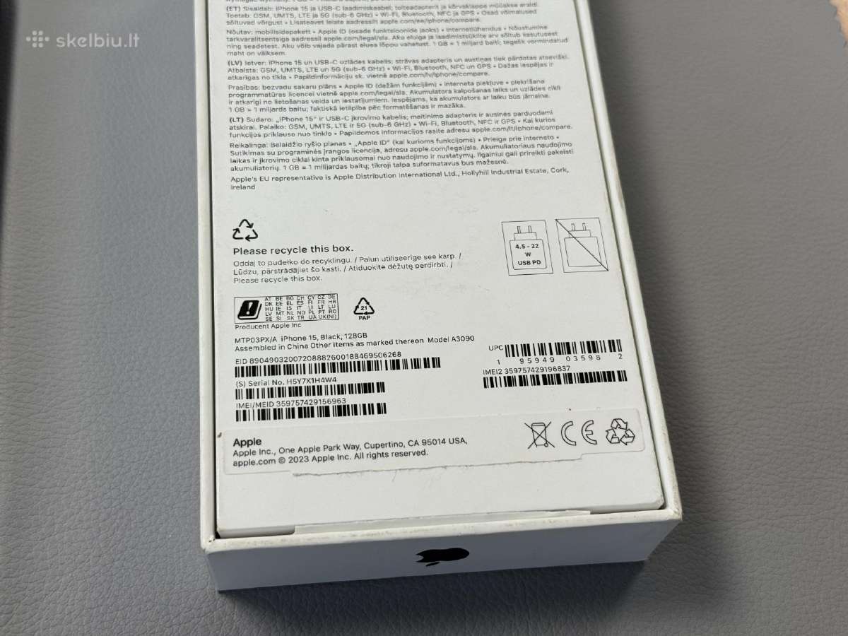 iPhone 15 128 - nuotraukos Nr. 3