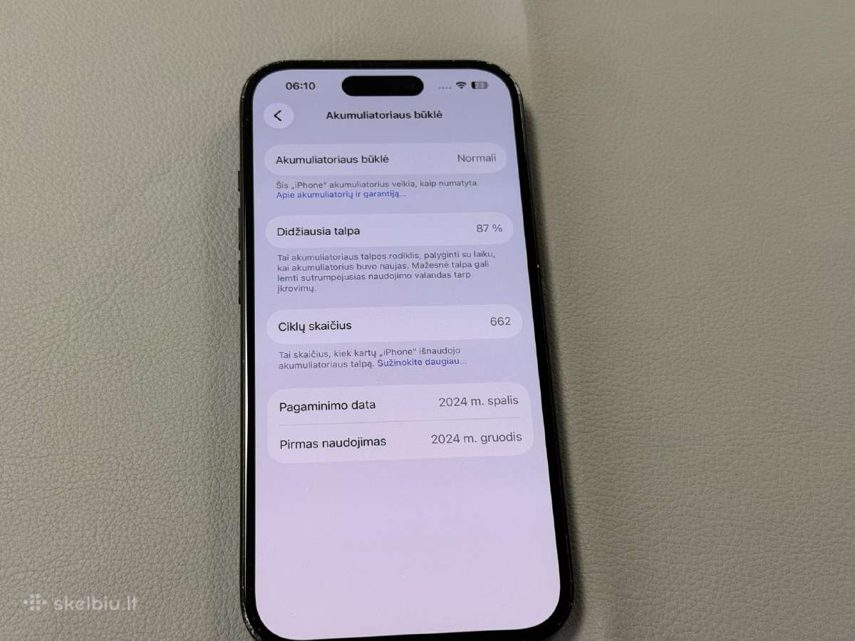 iPhone 15 128 - nuotraukos Nr. 6