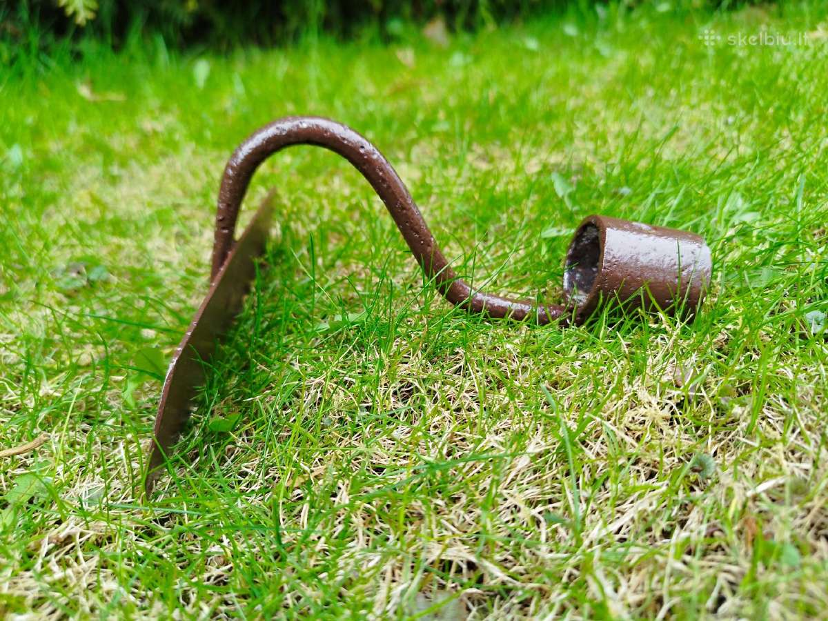 Kauptukas žemės sodo darbams metalinis tvirtas - nuotraukos Nr. 5