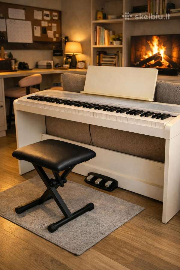 Korg B2sp-bkskaitmeninis pianinas (baltas)+kėdutė - nuotraukos Nr. 3