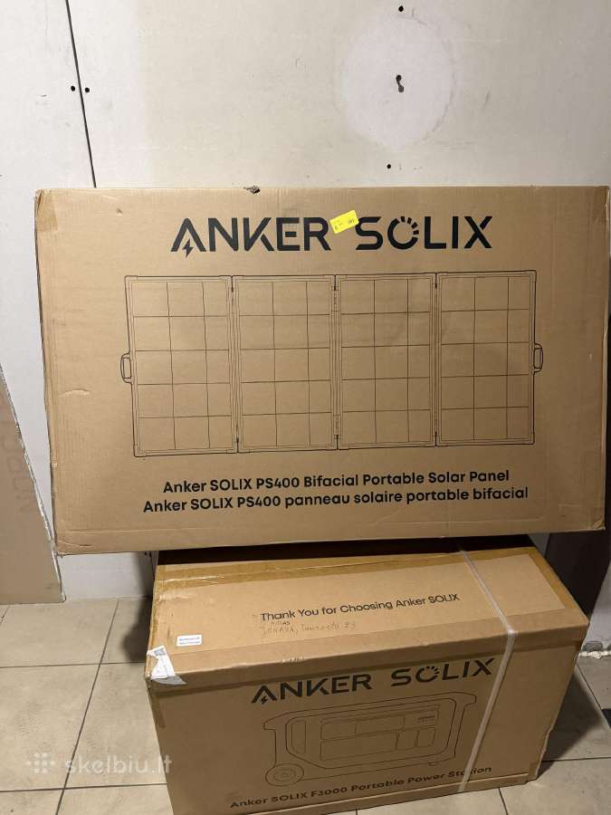 Anker Solix F3000 + Ps400 Bifacial Portable Solar - nuotraukos Nr. 3