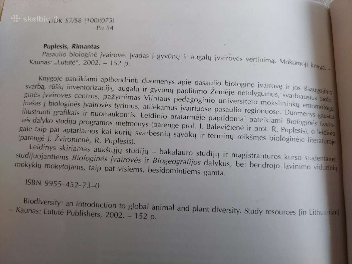 Pasaulio biologinė įvairovė - nuotraukos Nr. 7