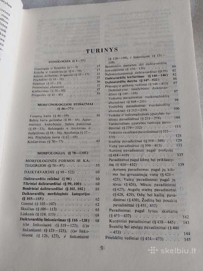 Dabartinės lietuvių kalbos gramatika - nuotraukos Nr. 3