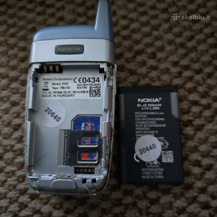Nokia 6103 - nuotraukos Nr. 7