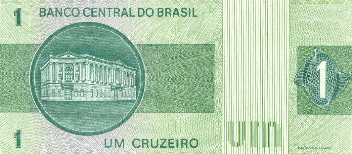Brazil 1 cruzeiro 1980. Unc. P