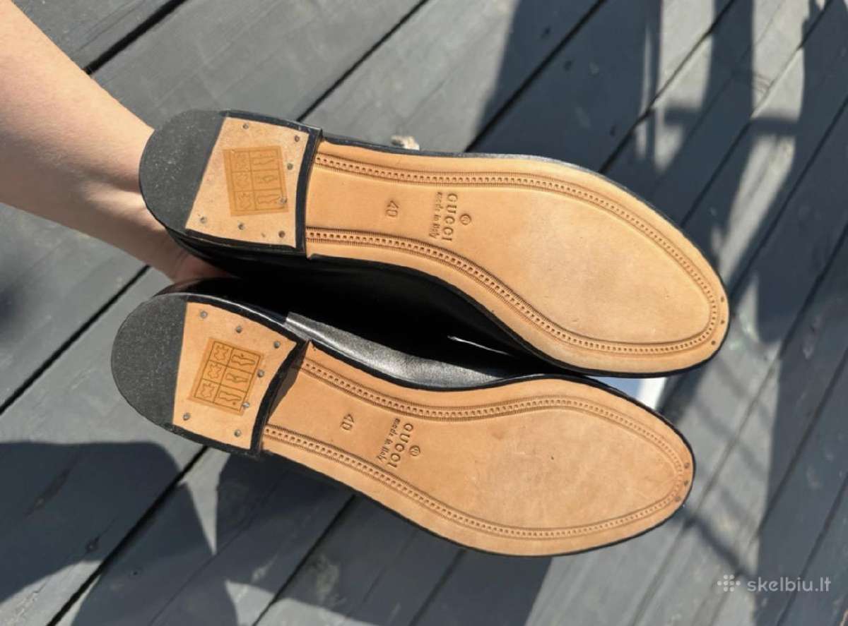 Gucci odiniai batai loaferiai - nuotraukos Nr. 9