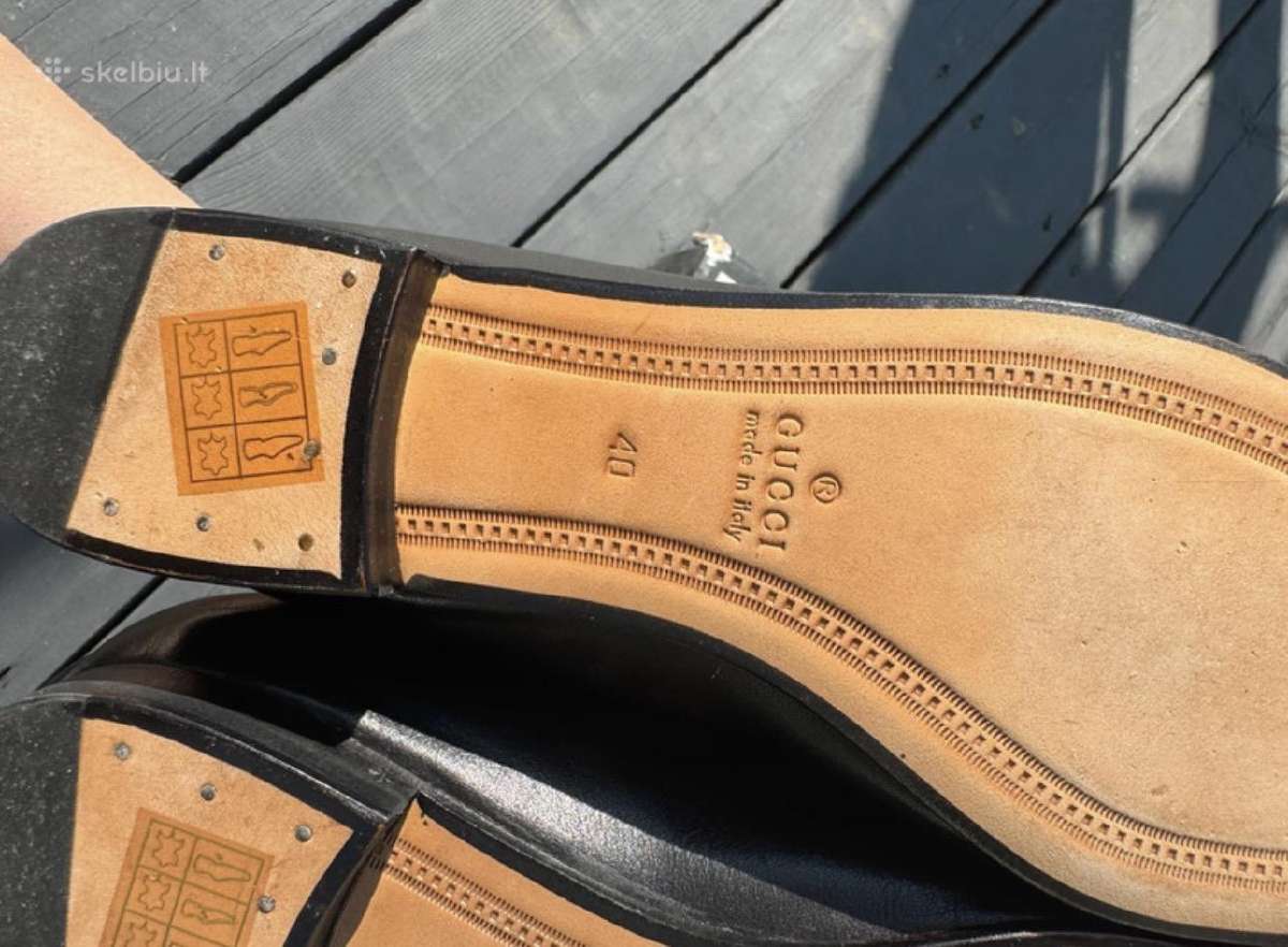 Gucci odiniai batai loaferiai - nuotraukos Nr. 14
