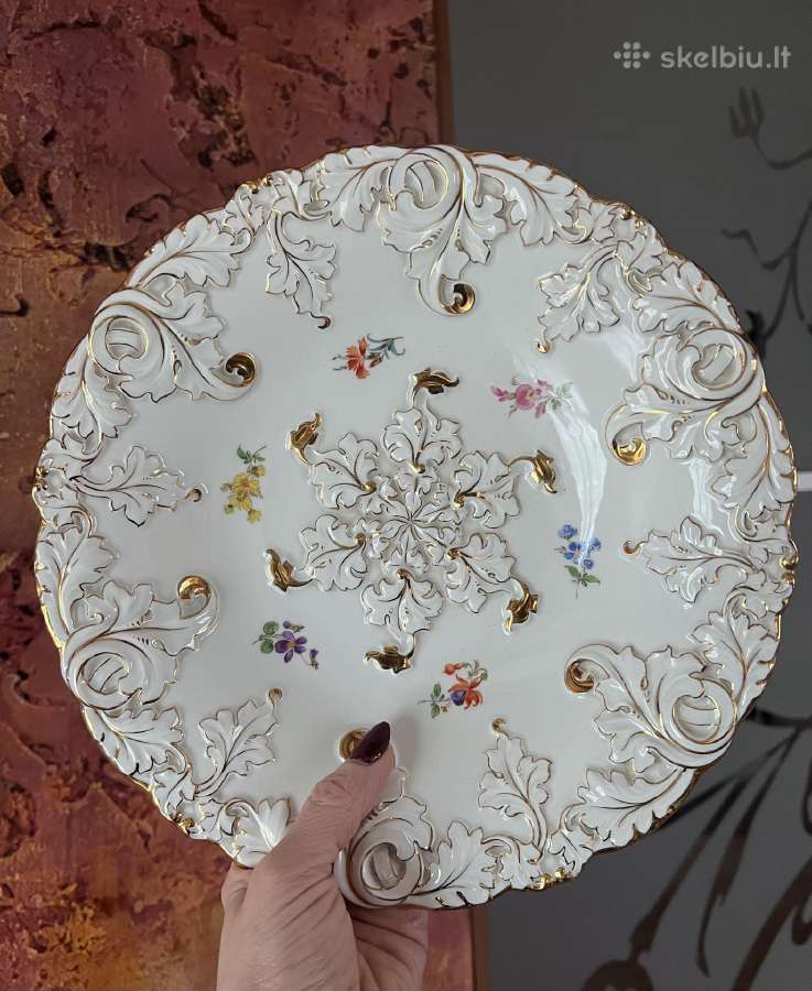 Meissen porceliano lėkstė