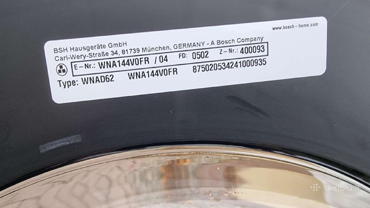 Nauja Bosch Wna144v0fr su džiovinimu+ garantija - nuotraukos Nr. 13