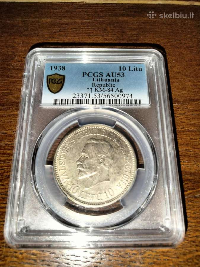 1938 10 Litu smetona