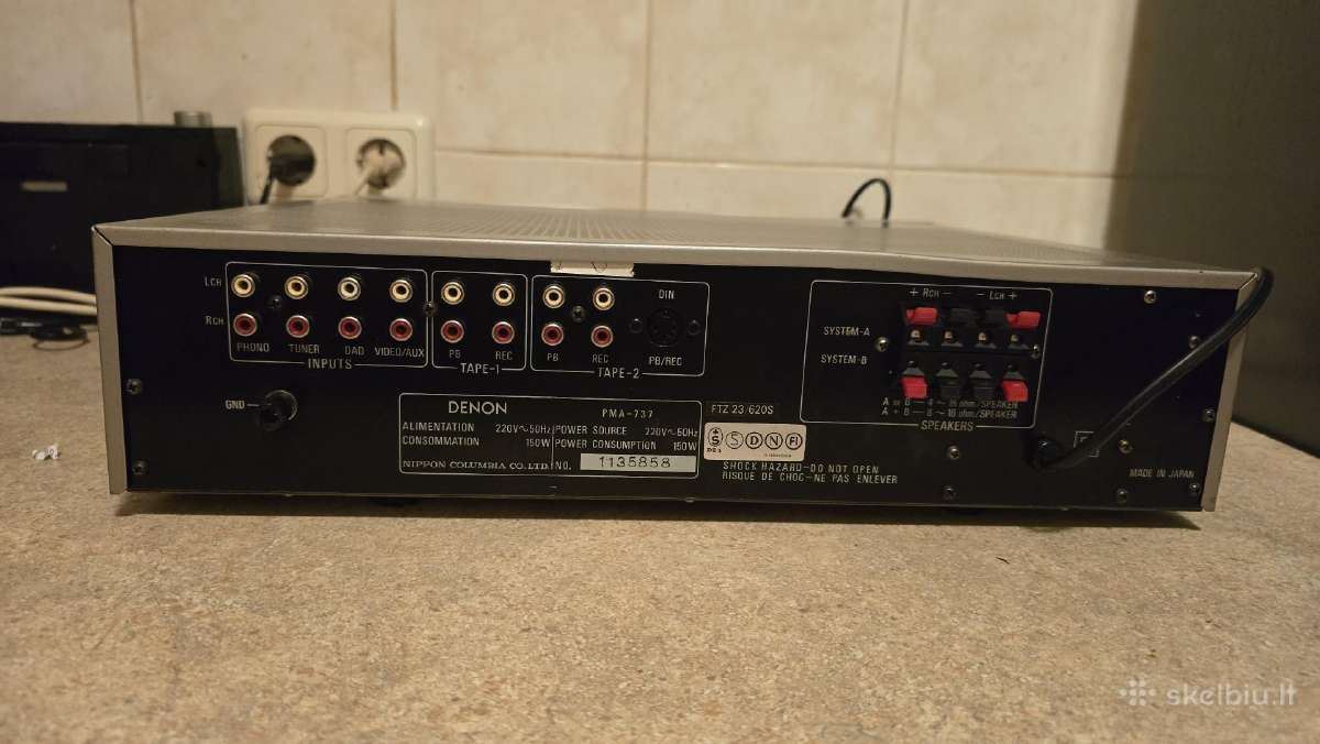 Denon pma 737 - nuotraukos Nr. 2