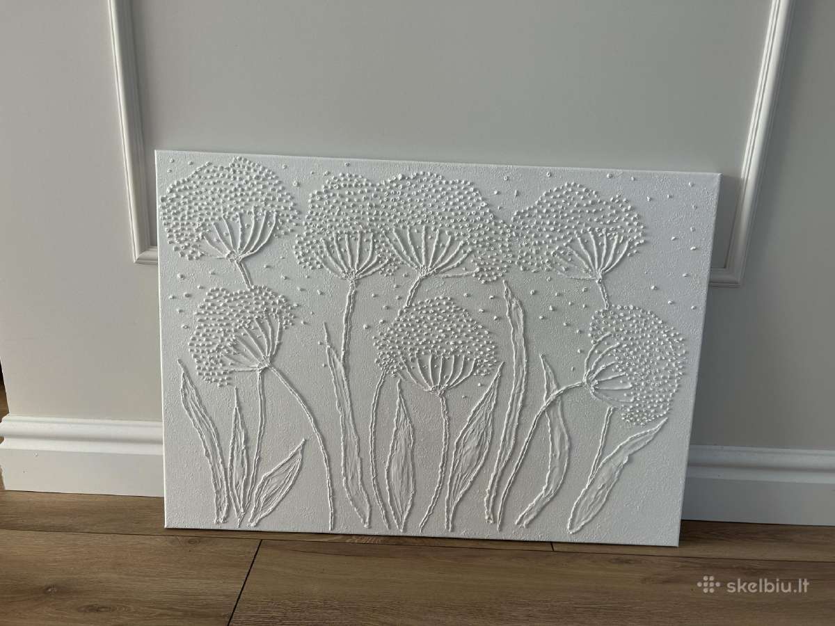 Paveikslas ant drobes. Teksturine pasta. 50x70.