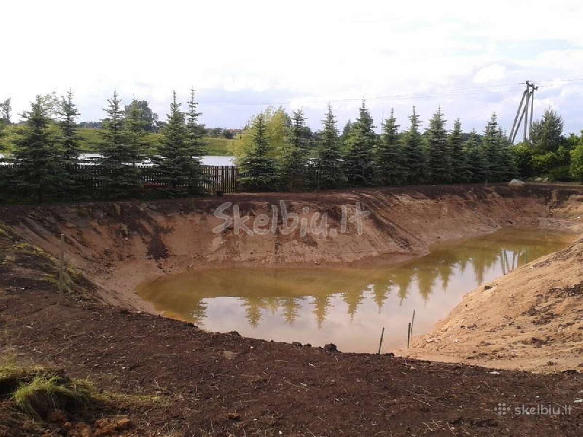 ,Bobcat nuoma, tvenkimių kasymas - nuotraukos Nr. 11
