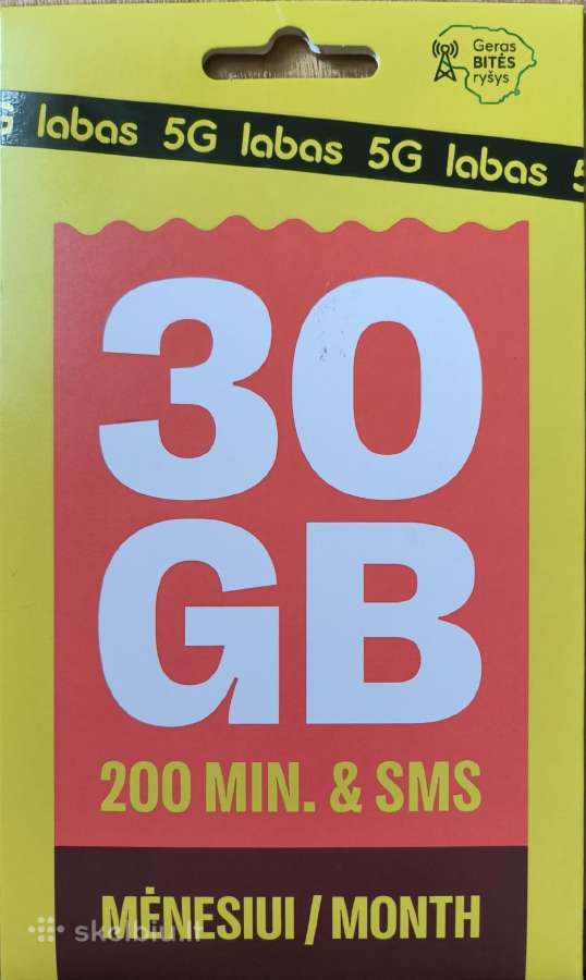 Gražus lengvas telefono numeris