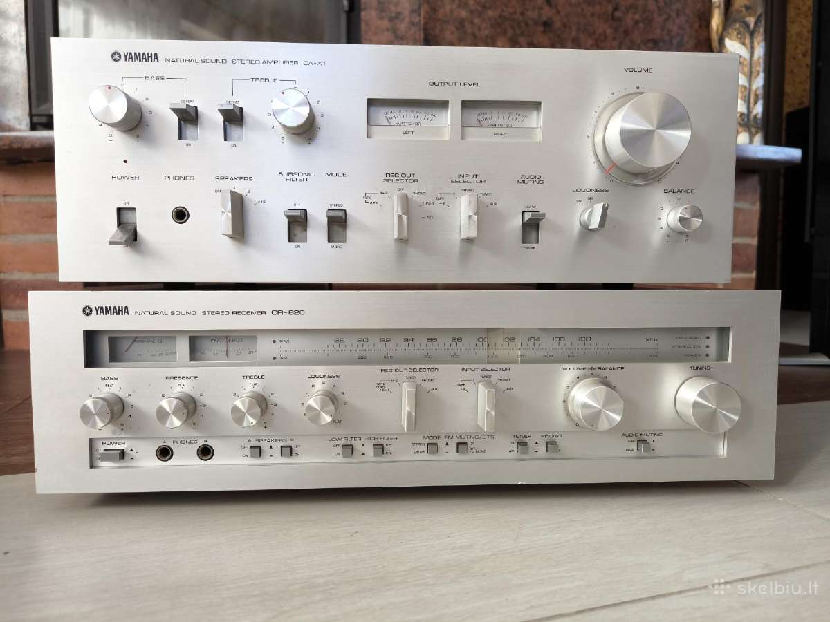 Vintažinis Yamaha Ca-x1 stiprintuvas